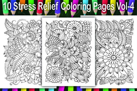 10 Stress Relief Coloring Pages for -KDP: A Practical Solution for Relaxation and Creativity