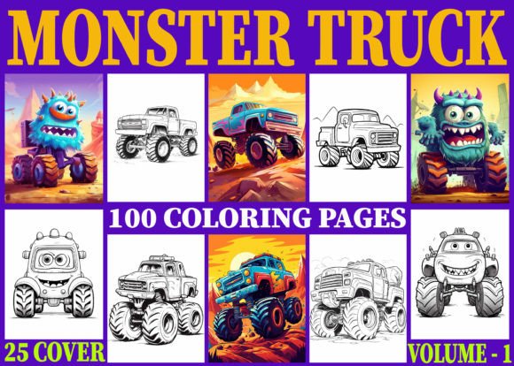 100 Monster Truck Coloring Pages for Kid