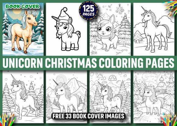 125 Unicorn Christmas Coloring Pages: A Creative Resource for All Ages