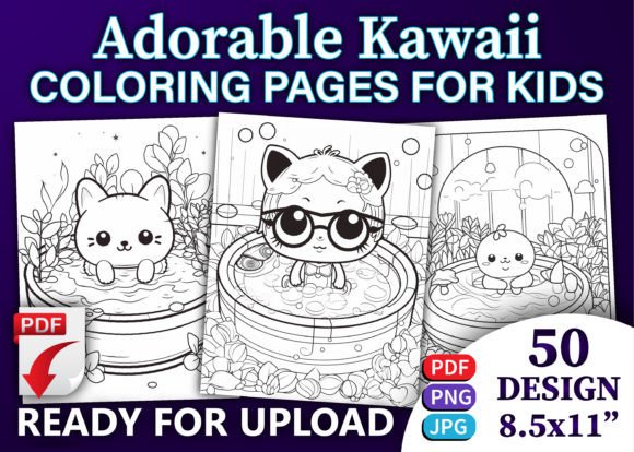 Adorable Kawaii Coloring Pages for Kids