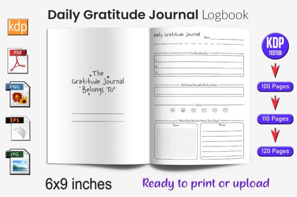 Daily Gratitude Journal Log Book KDP I: A Powerful Tool for Your KDP Publishing Journey