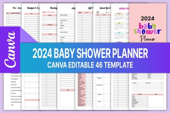 Editable 2024 Baby Shower Planner Canva: A Comprehensive Guide