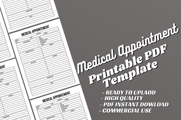 Medical Appointment Planner - Canva Temp: A Practical Tool for Organizing Your Healthcare Journey