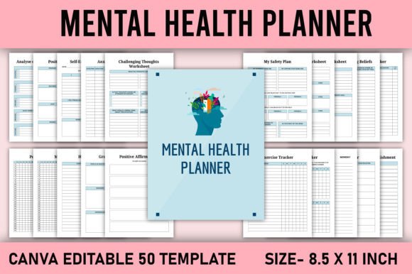 Mental Health Planner Canva Template: A Comprehensive Tool for Self-Care and Growth
