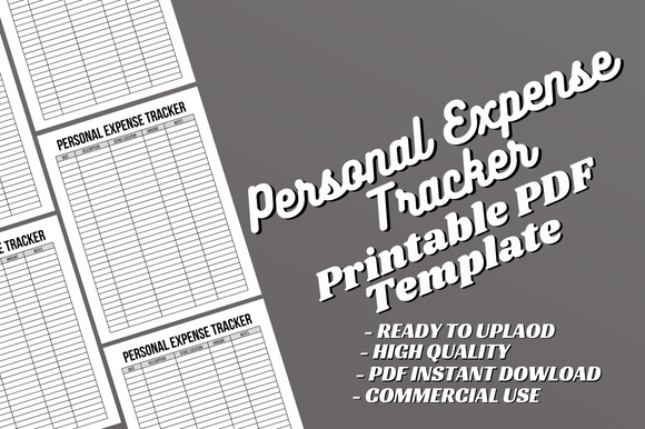 Personal Expense Tracker: Take Control of Your Finances with Canva Template