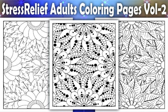 StressRelief Adults Coloring Pages Vol-2: A Comprehensive Review