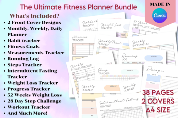 Ultimate Fitness Planner Canva Template: A Practical Tool for Your Health Journey