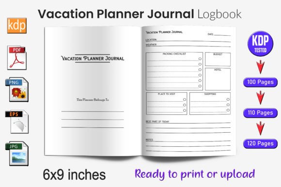 Vacation Planner Journal Log Book KDP: A Practical Tool for Organizing Your Travel Adventures